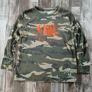 NBA  Camo Long Sleeve Shirt L 14/16